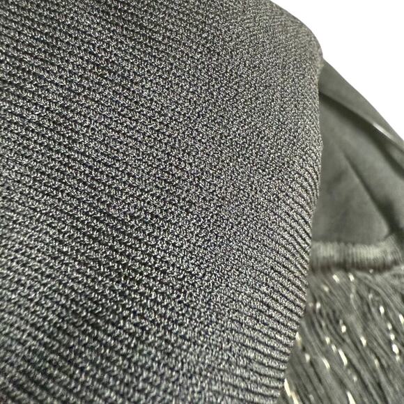 ZARA FRINGED RIBBED TOP sz S - Picture 4 of 11